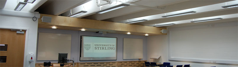 University of Stirling Cottrell Building Lecture Theatre on the GSL Associates Scotland website.